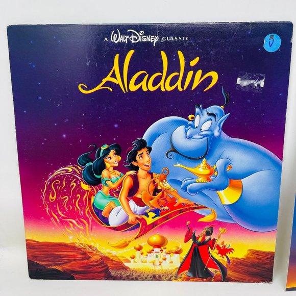 Walt Disney Animated Classic Aladdin Laserdisc PILA-1278 OBI Japanese - Picture 2 of 10